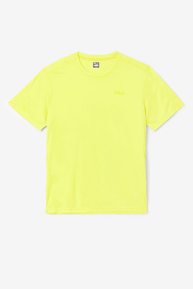 Fila T-Shirt Mens Yellow - Che Performance - Philippines 9674230-IB